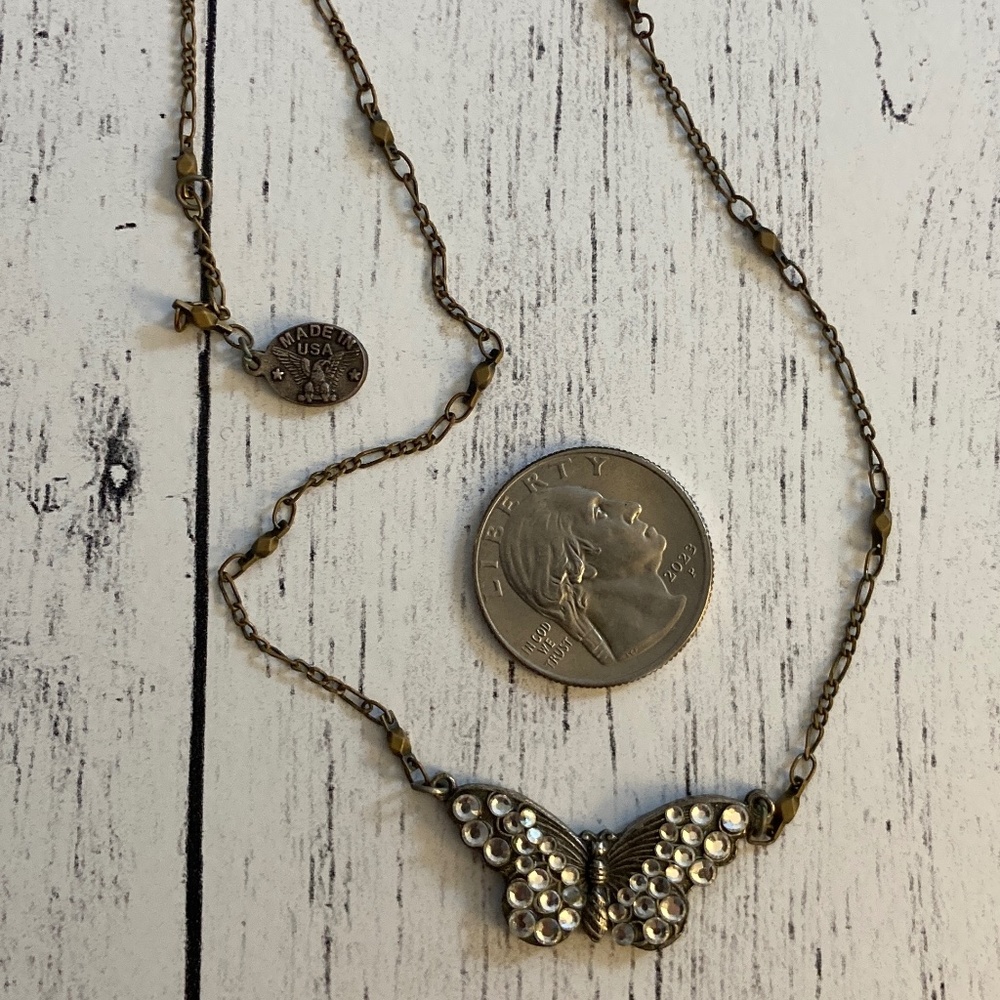 Anne Koplin Butterfly Necklace